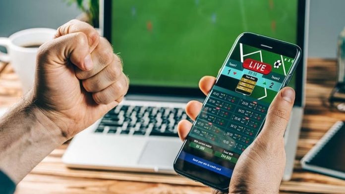 sports-betting-man-holding-phone